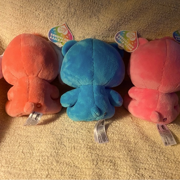 Hello Kitty x Care Bears plush set of 3 bears        New/Tags  9 inch - Picture 2 of 6